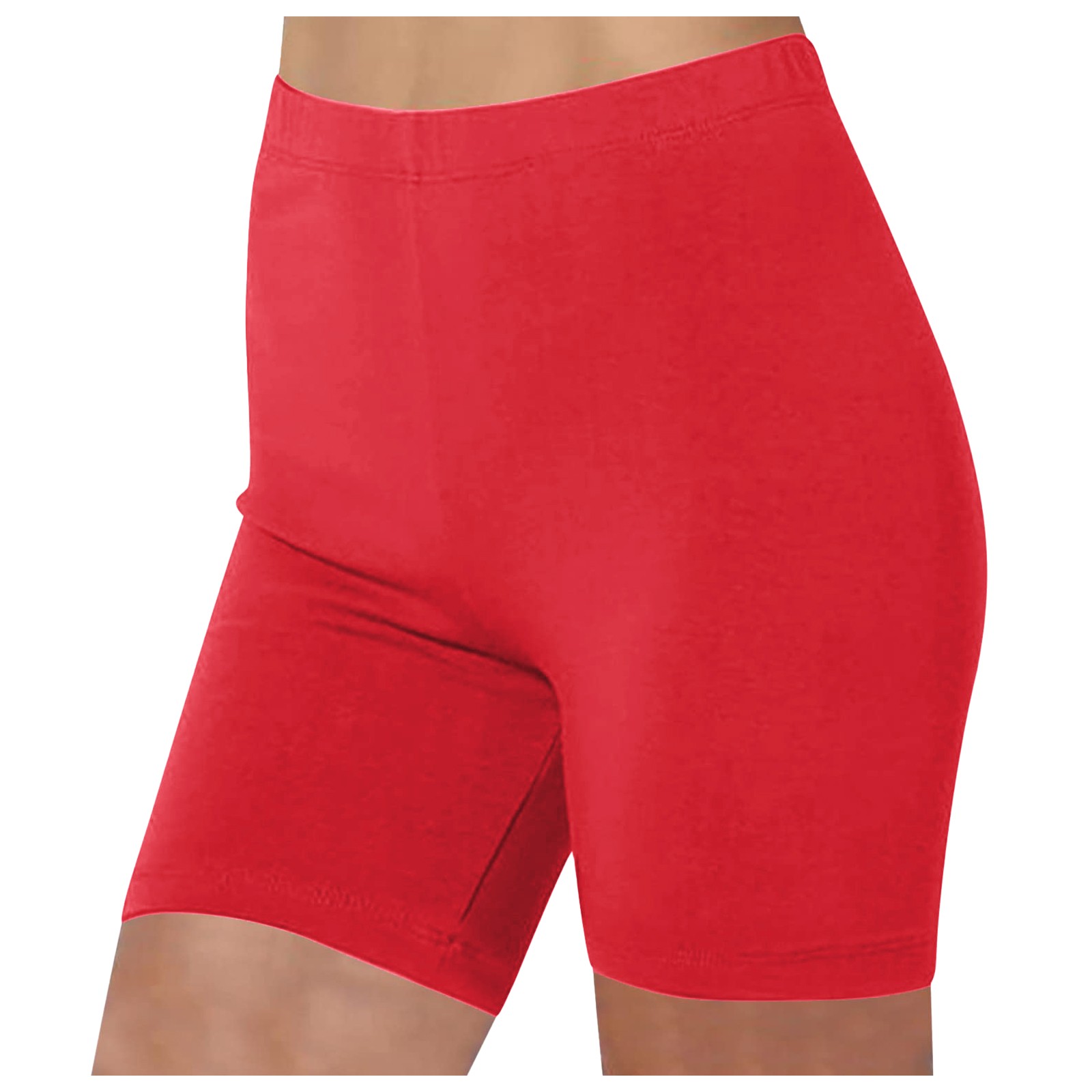 thumbnail image 2 of Leggings lisos de cinco puntas para mujer: pantalones cortos ajustados para yoga y running, tejido de poliéster, elásticos y transpirables, adecuados para hacer ejercicio, practicar deporte y lleva, 2 of 4